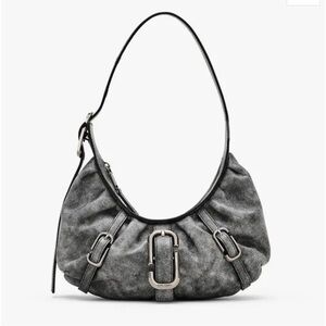 Marc Jacobs Distressed Leather Curve shoulder bag